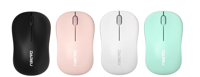 Chuột không dây Dareu LM106D Dual-Mode WireLess + Bluetooth  (Black/ Red /Blue / Pink / White)