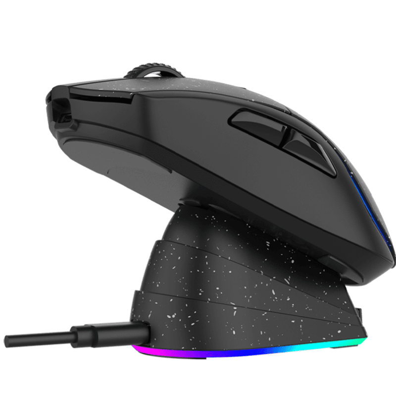 Chuột không dây Dareu Starry A950 RGB - Bluetooth 2.4G (Black)        