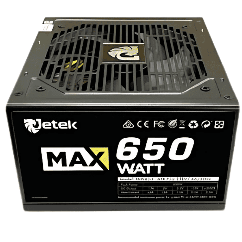 Nguồn Jetek MaxWatt MW650 650W V2(Màu đen)