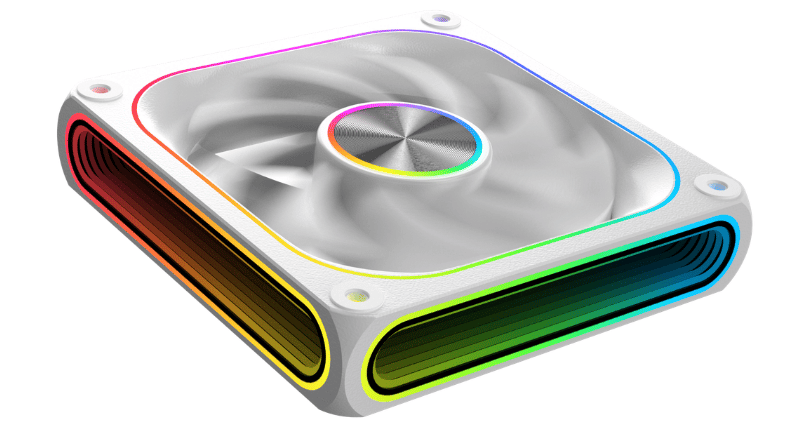 FAN XIGMATEK INFINITY PRO 8 REVERSE ARGB WHITE - XUÔI