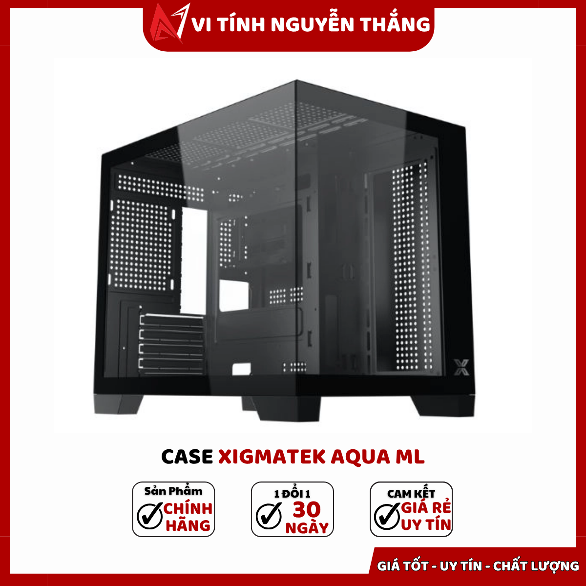 Case Xigmatek AQUA ML và fan Infinity Pro 2 ARGB