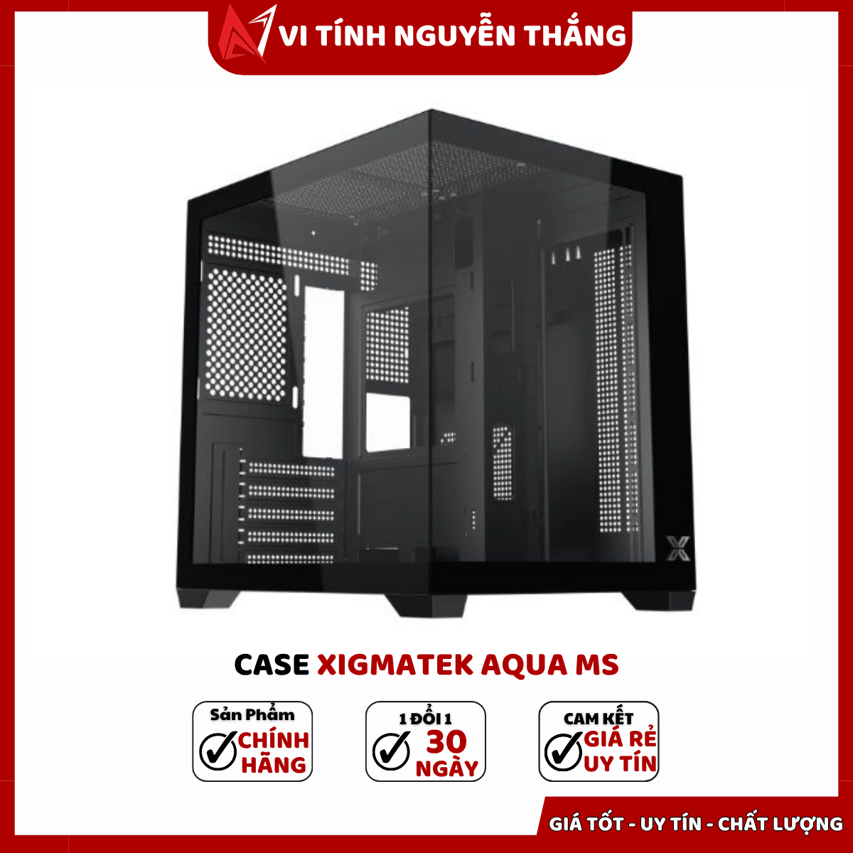 Case Xigmatek AQUA MS và hệ thống 5 fan Xigmatek Infinity Pro 2 ARGB