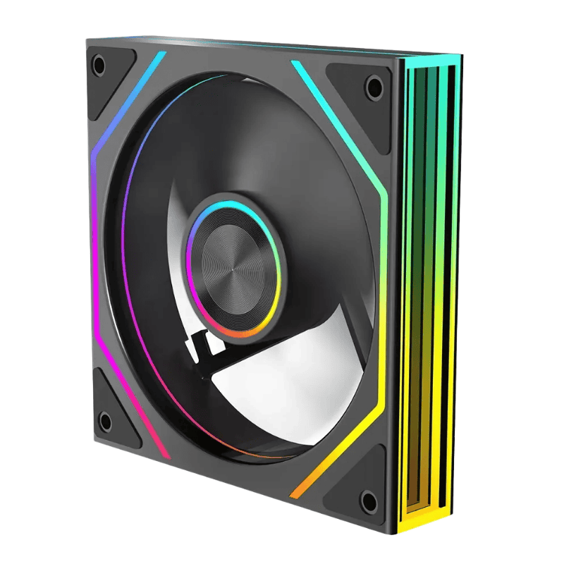 Fan Led Jungle Leopard Prism4RS ARGB (Black)