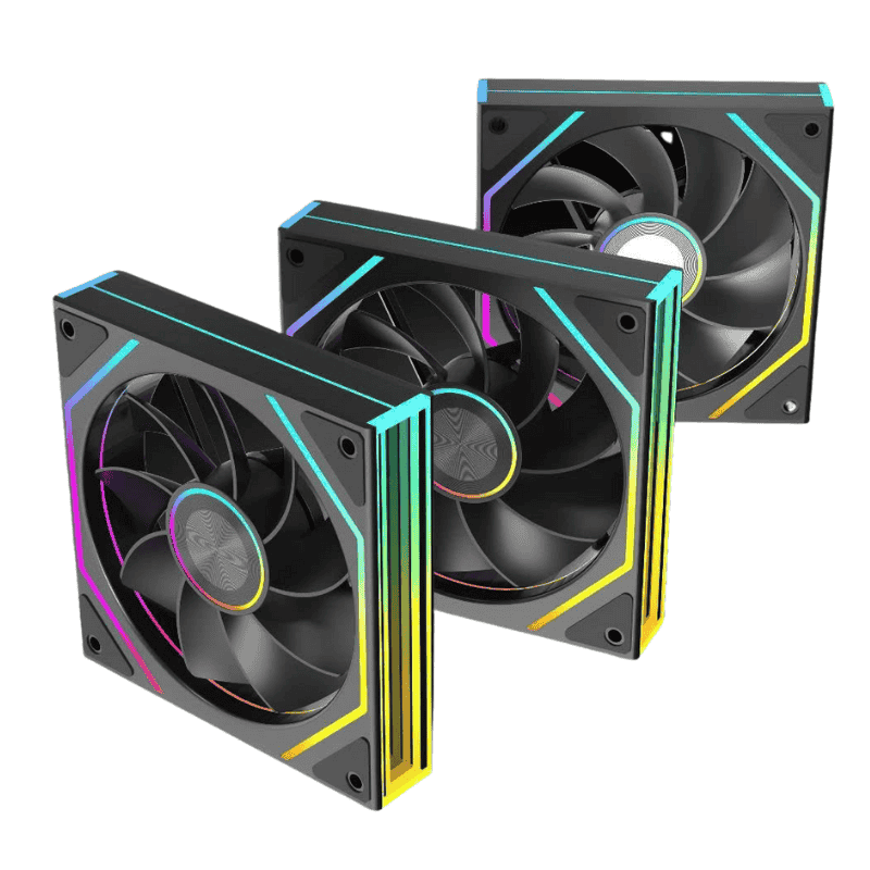 Fan Led Jungle Leopard Prism4RS ARGB (Black) (Ngược)