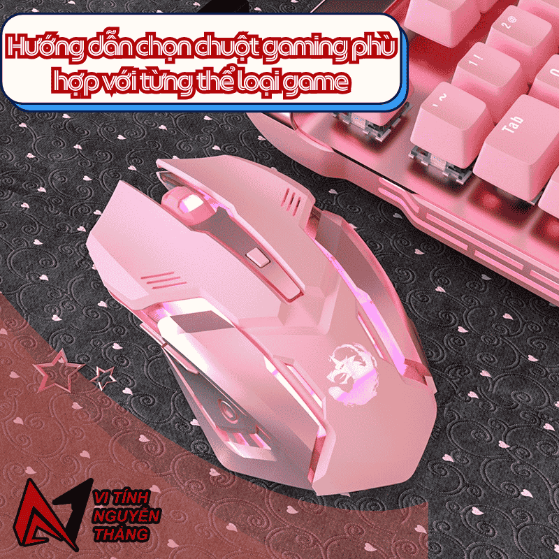 Hướng dẫn chọn chuột gaming phù hợp với từng thể loại game