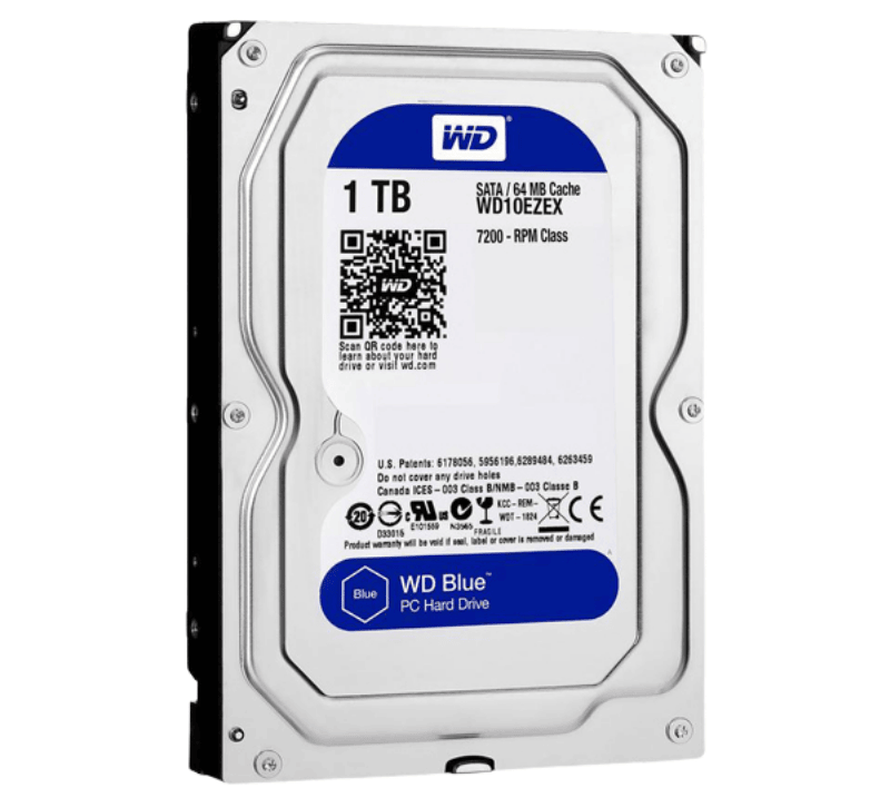 Hdd Western Caviar Blue 1Tb 3.5 Inch 7200Rpm, Sata3 6GB/S, 64Mb Cache