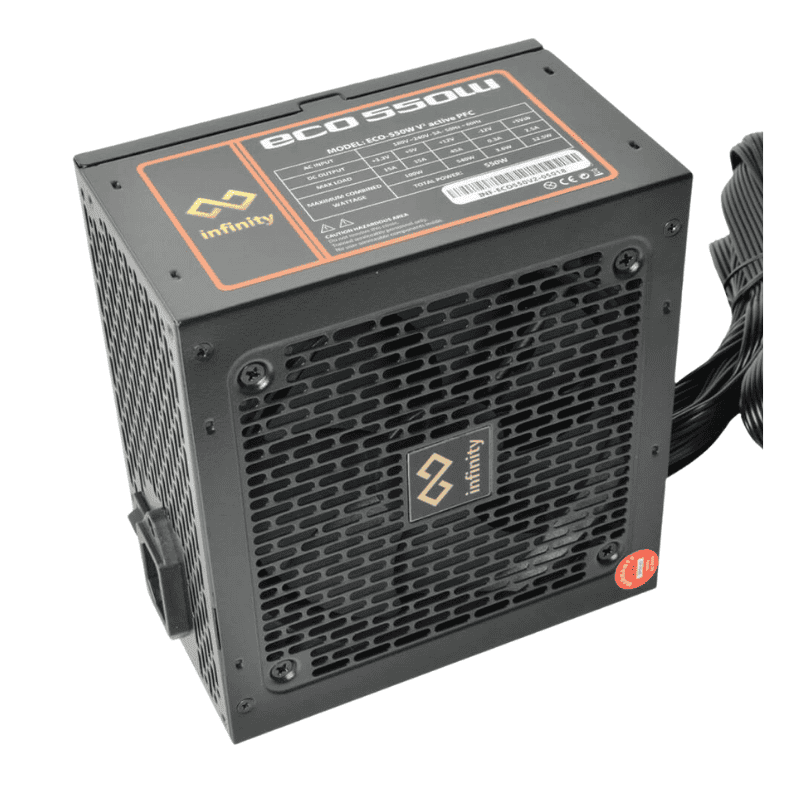 Infinity ECO 550W V2 – DC to DC – Hiệu suất 85% – Active PFC – Single Rail