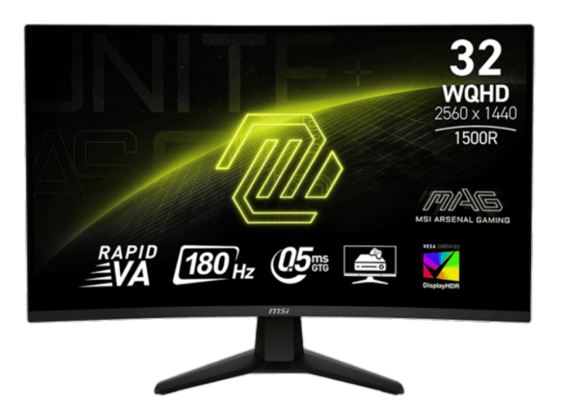 Màn hình Gaming MSI MAG 32CQ6F | 32 inch, 2K/QHD, 180Hz, Rapid VA
