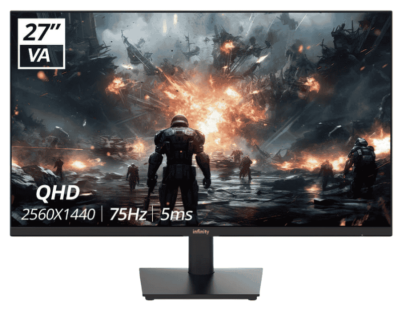 Màn hình Infinity V2724Q7 – 27 inch QHD VA | 75Hz | AMD Freesync