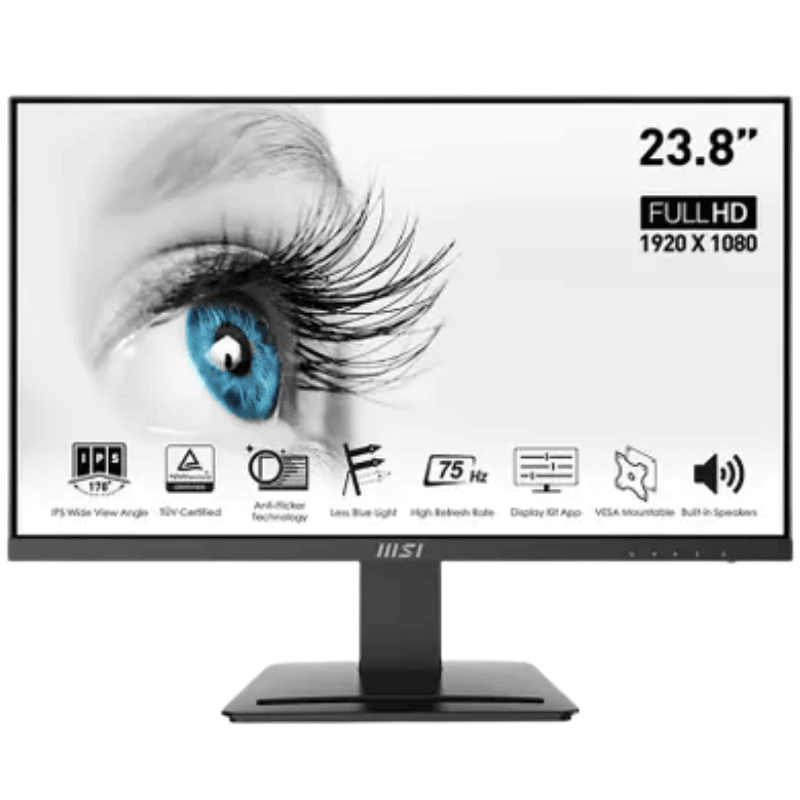 Màn hình MSI PRO MP243 (23.8Inch/ FHD/ IPS/ 75Hz/ 1Ms/ Black)