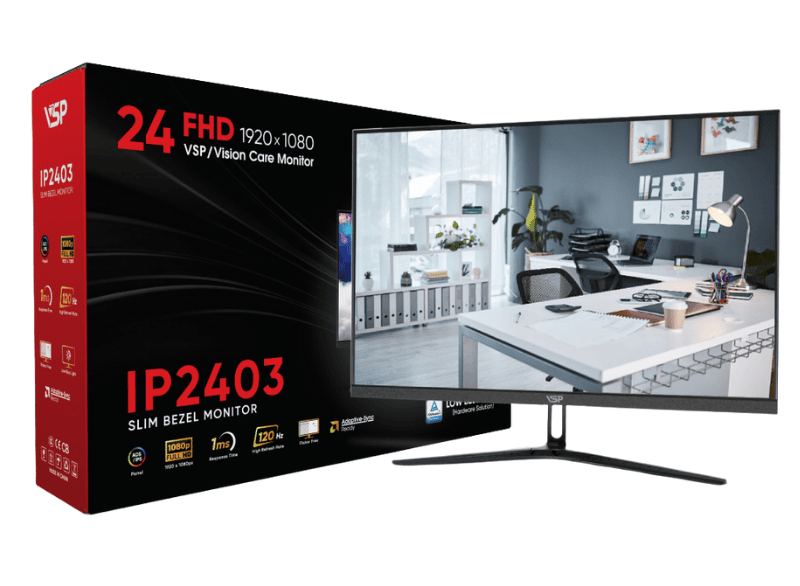 Màn hình VSP IP2403 (23.8 inch/ FHD/ IPS/ 120Hz/ 1ms)