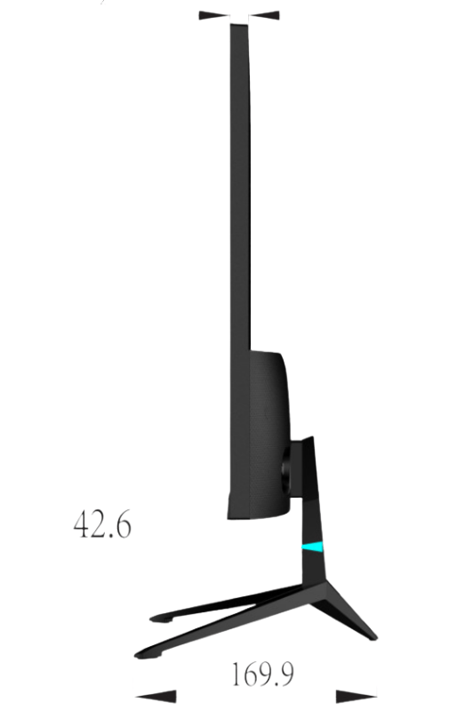 Màn hình VSP V2408S 23.8 inch, Full HD, IPS, 120 Hz, 2ms, bảo vệ mắt