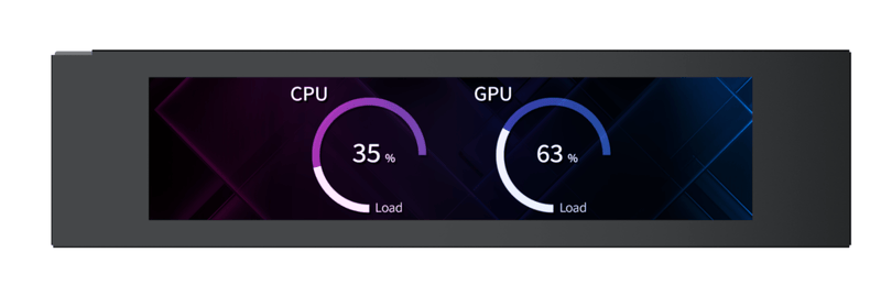 Màn hình phụ Xigmatek 9 inch LCD Screen Kit - Black