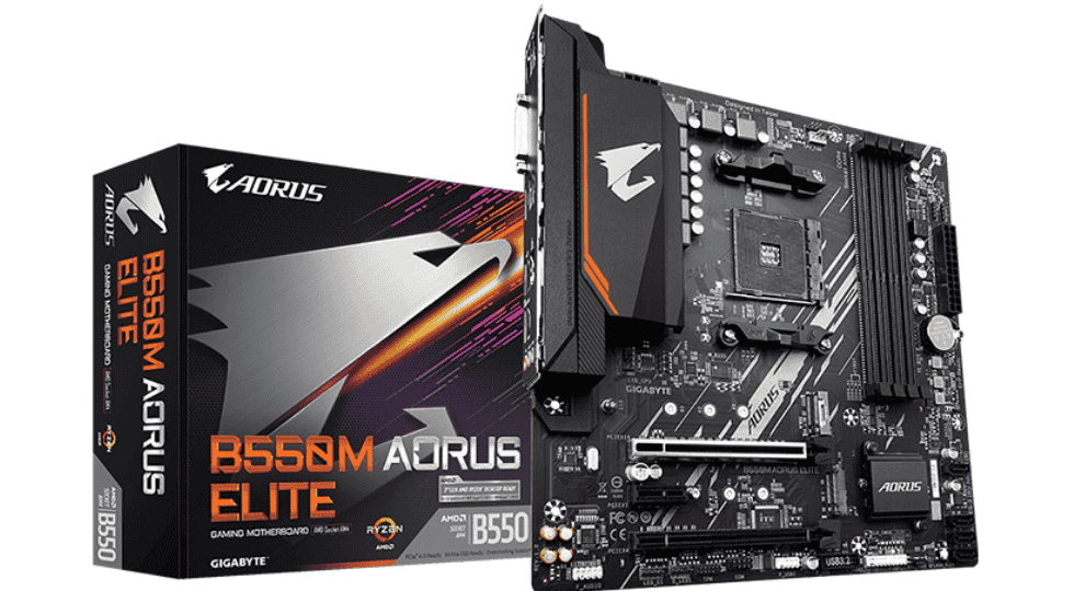 	Mainboard Gigabyte B550M Aorus Elite Ddr4