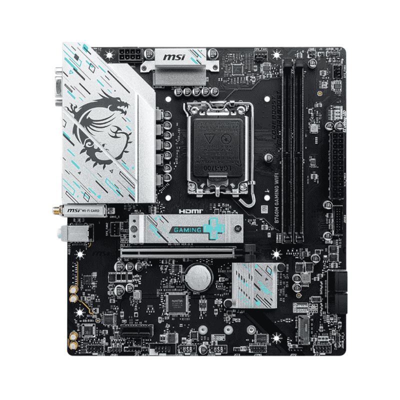 MAINBOARD MSI B760M GAMING WIFI ( WiFi 6E / Bluetooth 5.3 / LGA1700 / m-ATX / 2xDDR5 )