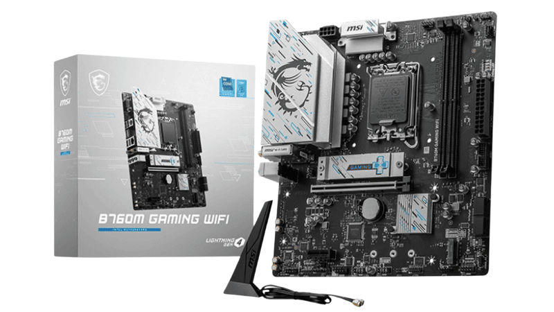 MAINBOARD MSI B760M GAMING WIFI ( WiFi 6E / Bluetooth 5.3 / LGA1700 / m-ATX / 2xDDR5 )
