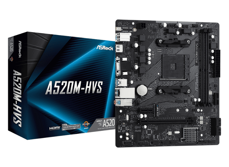 Mainboard ASRock A520M-HVS DDR4
