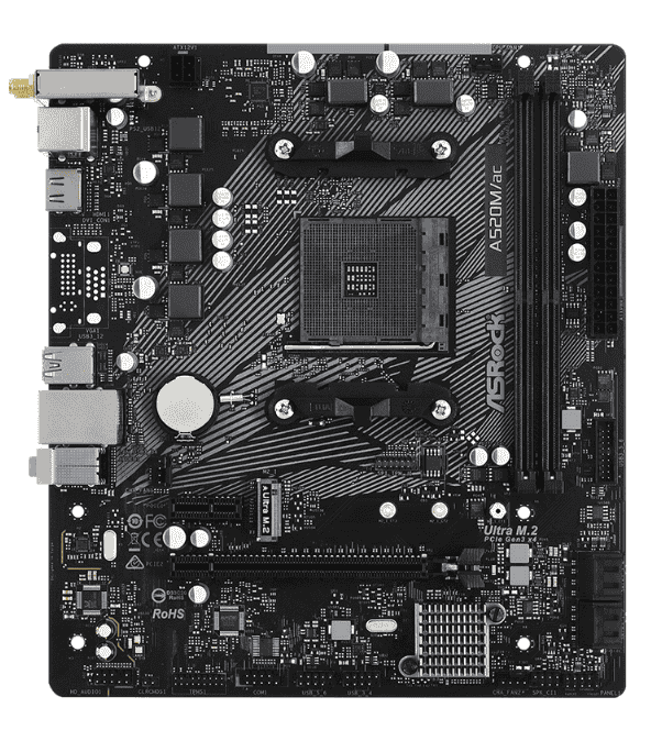 Mainboard ASRock A520M/AC WiFi DDR4