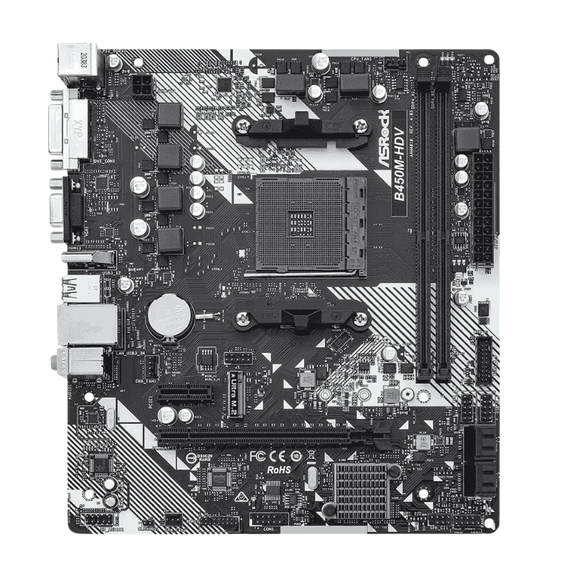 Mainboard ASRock B450M-HDV R4.0 DDR4