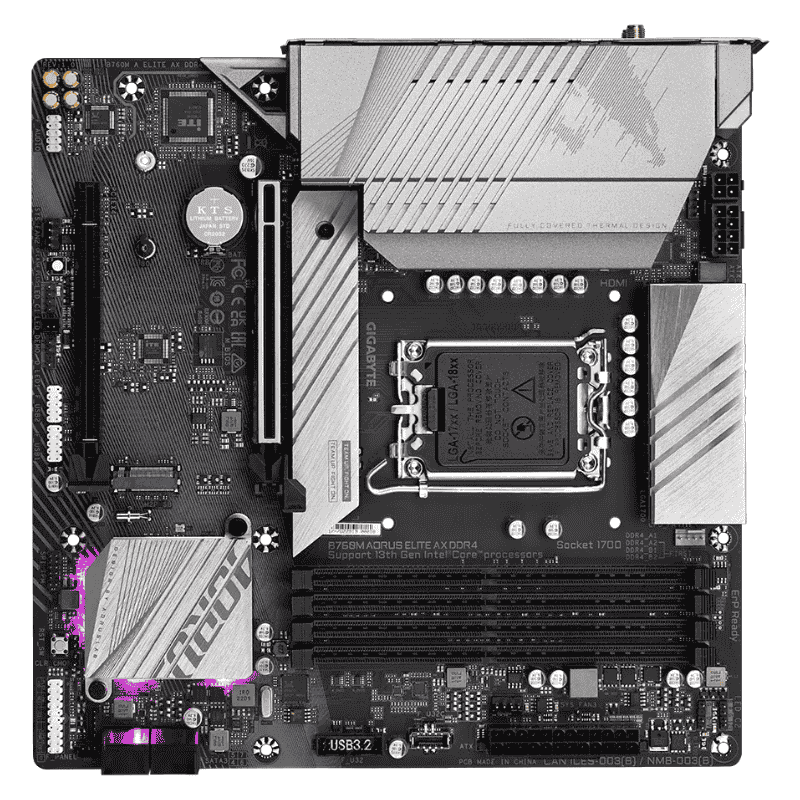 Mainboard Gigabyte B760M Aorus Elite AX DDR4