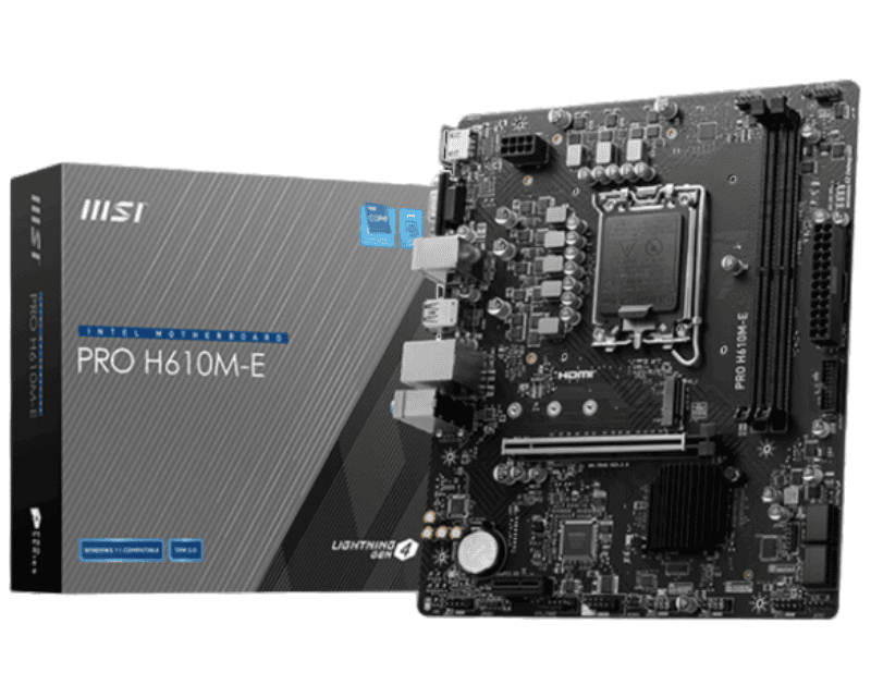 Mainboard MSI PRO H610M-E DDR5