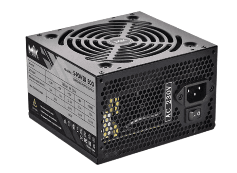 Nguồn MIK S-POWER 500W (OPP/ OCP/ SCP)