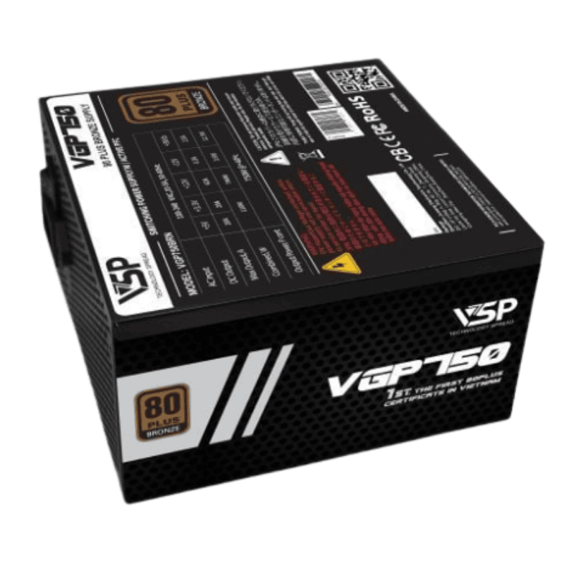 Nguồn VSP VGP750BRN – 80 Plus Bronze – 750W