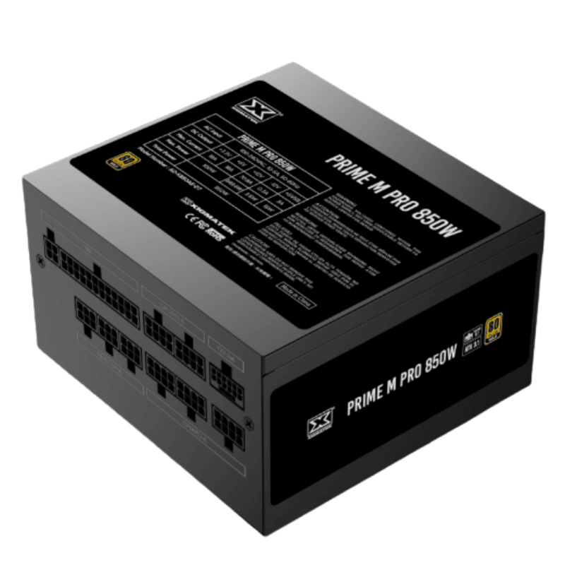 Nguồn Xigmatek Prime M Pro 850W - 80 Plus Gold Full Modular