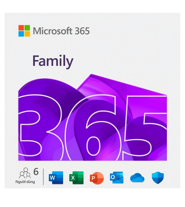 Phần mềm Microsoft Office 365 Family 1 Năm EP2-36890 - Active Mail