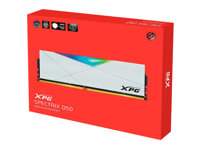 RAM ADATA XPG Spectrix D50 16GB 3200Mhz White RGB