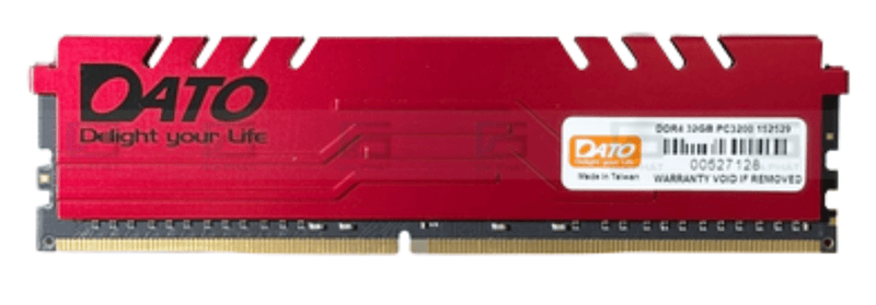 Ram DATO 8GB 3200MHz DDR4 Extreme Series - Tản thép (Red)