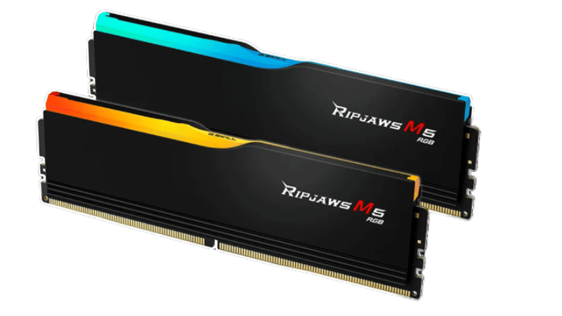 Ram G.Skill Ripjaws M5 RGB 32GB (16GBx2) 5200MHz DDR5 (Black) (F5-5200J4040A16GX2-RM5RK)        