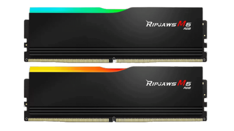         Ram G.Skill Ripjaws M5 RGB 32GB (16GBx2) 5200MHz DDR5 (Black) (F5-5200J4040A16GX2-RM5RK)        