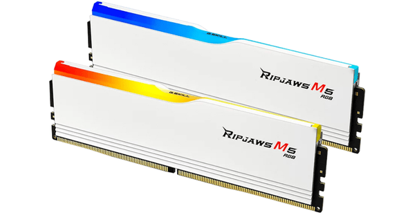 Ram G.Skill Ripjaws M5 RGB 32GB (16GBx2) 6000MHz DDR5 (White)