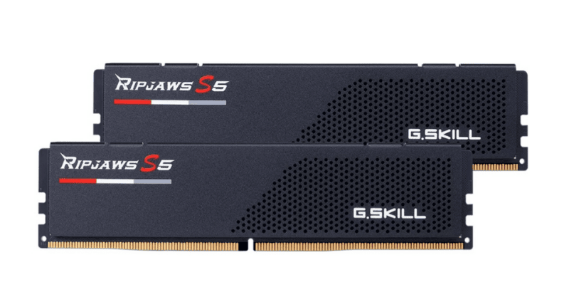 Ram G.Skill Ripjaws S5 16GB 6000MHz DDR5 - Tản thép (Black) (F5-6000J3636F16GX1-RS5K)