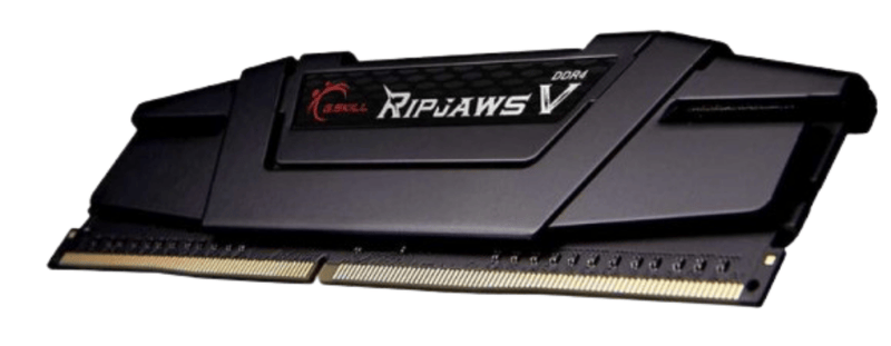 Ram G.Skill Ripjaws V 8GB 3200MHz DDR4 - Tản nhiệt (Black) (F4-3200C16S-8GVKB)