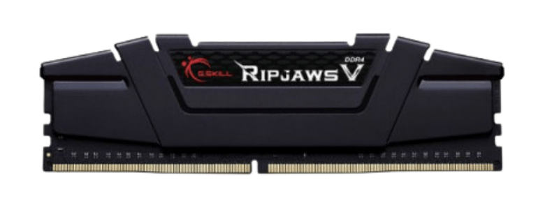 Ram G.Skill Ripjaws V 8GB 3200MHz DDR4 - Tản nhiệt (Black) (F4-3200C16S-8GVKB)