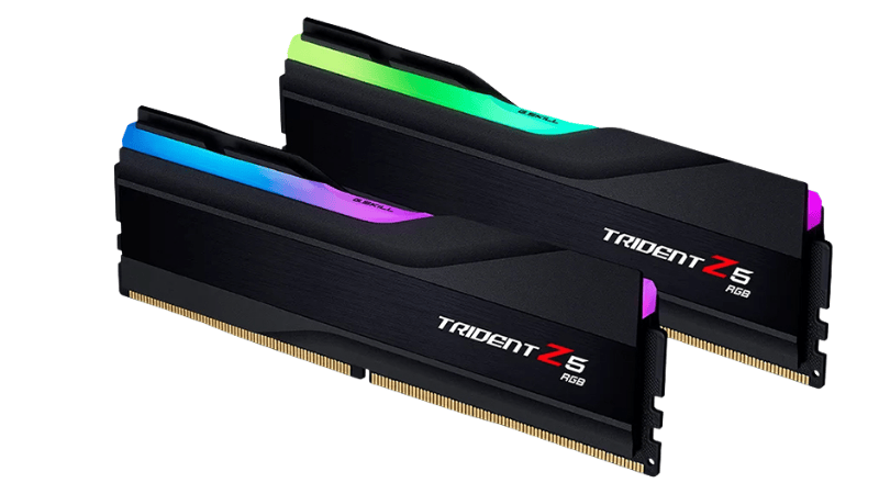 Ram G.Skill Trident Z5 RGB 32GB (16GBx2) 6000MHz DDR5 (Black) (F5-6000J3636F16GX2-TZ5RK)