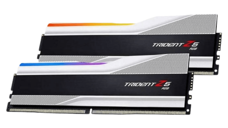 Ram G.Skill Trident Z5 RGB 32GB (16GBx2) 6000MHz DDR5 (Silver) (F5-6000J3636F16GX2-TZ5RS)