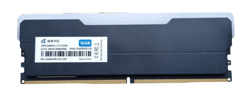 Ram SSTC 16GB 5600MHz DDR5 LED ARGB