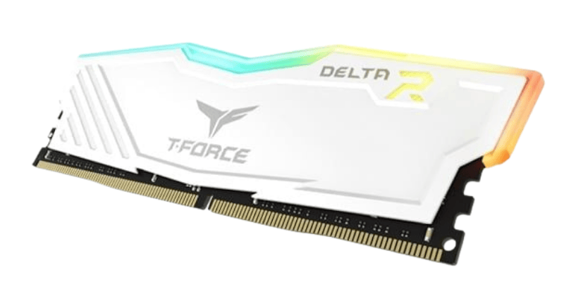 Ram TeamGroup T-Force Delta RGB 8GB 3200MHz DDR4 (White)