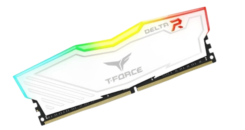 Ram TeamGroup T-Force Delta RGB 8GB 3200MHz DDR4 (White)