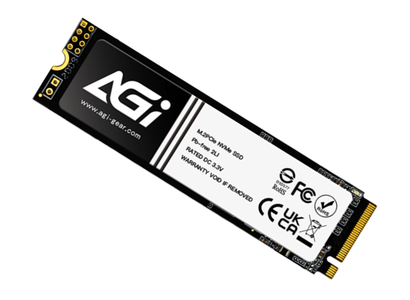 SSD AGI AI298 512GB M.2 NVMe Gen 3x4 (Đọc 3200MB/s - Ghi 1800MB/s)