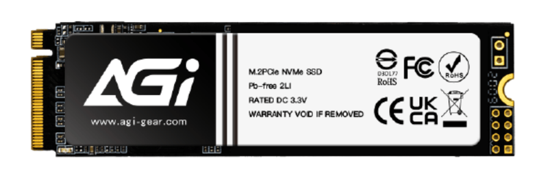 SSD AGI AI818 1TB NVME PCIE GEN 4 X 4 (ĐỌC/ GHI: 5200MB/s - 4700MB/S) 