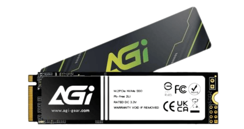 SSD AGI AI818 1TB NVME PCIE GEN 4 X 4 (ĐỌC/ GHI: 5200MB/s - 4700MB/S) 