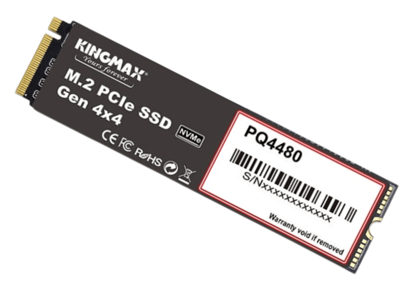 SSD KINGMAX PQ4480 500GB NVMe M.2 2280 PCIe Gen 4x4 (3500MB/s  2400MB/s )