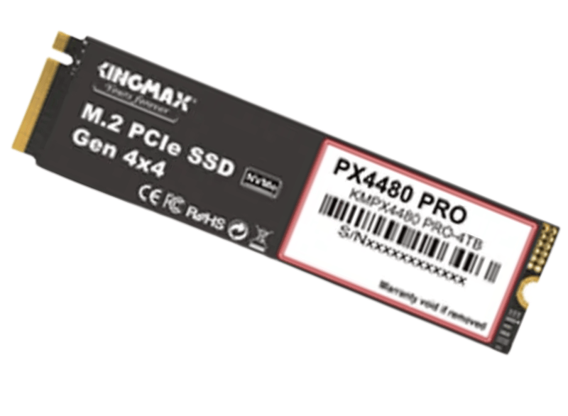 SSD KINGMAX PX4480 PRO 500GB M.2 2280 PCIe Gen 4x4 6300MB/s 3100MB/s)