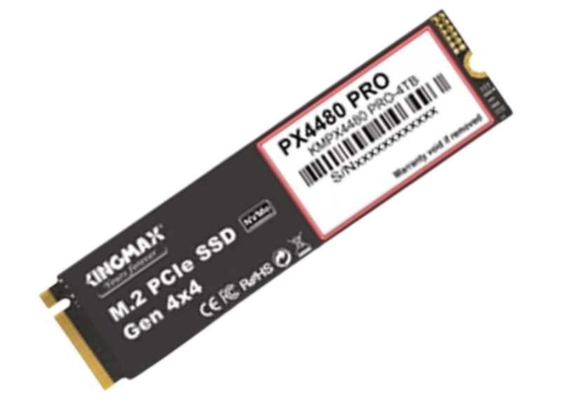 SSD KINGMAX PX4480 PRO 500GB M.2 2280 PCIe Gen 4x4 6300MB/s 3100MB/s)