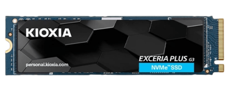 SSD Kioxia Exceria Plus G3 1TB M.2 NVMe Gen 4x4 (Đọc 5000MB/s - Ghi 3900MB/s)