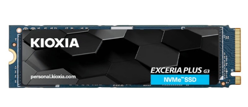 SSD Kioxia Exceria Plus G3 1TB NVMe Gen 4x4 (Đọc 5000MB/s - Ghi 3900MB/s)